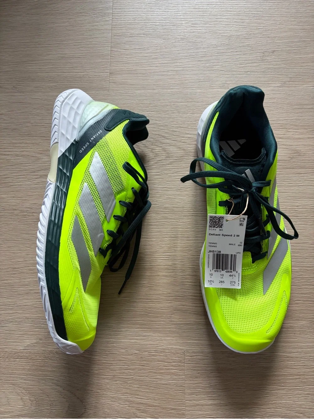 Adidas Defiant Speed 2 Tennis Shoes Mens Size 10.5 NEW